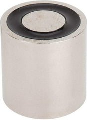 Mag-Mate - 1-1/4" Diam, 4.5 Watts, 44 Lb Max Magnetic Pull Electromagnet - 1/4-20 Thread, 24 DC Output Voltage - Benchmark Tooling