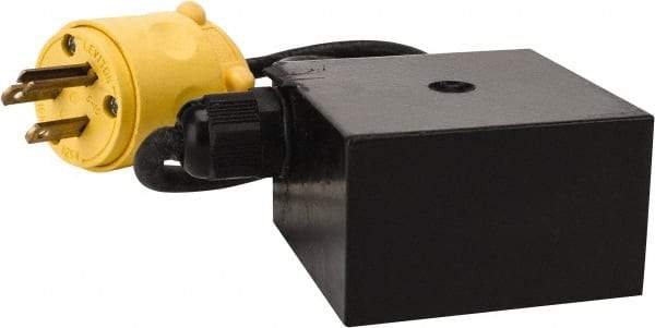 Mag-Mate - 2-1/2" Long, 16 Watts, 370 Lb Max Magnetic Pull Electromagnet - 1/4-20 Thread, 120 AC Output Voltage - Benchmark Tooling