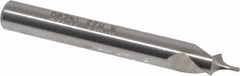 Walter-Titex - Metric Radius Cut 60° Incl Angle High Speed Steel Combo Drill & Countersink - Benchmark Tooling