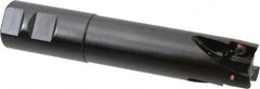 Kennametal - 1-1/4" Cut Diam, 18.03mm Max Depth of Cut, 1-1/4" Shank Diam, 165.86mm OAL, Indexable Square Shoulder End Mill - EC18.., EP18.. Inserts, Weldon Shank, 0° Lead Angle, Through Coolant - Benchmark Tooling