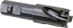 Kennametal - 1-1/4" Cut Diam, 14.5mm Max Depth of Cut, 1" Shank Diam, 115.06mm OAL, Indexable Square Shoulder End Mill - EC14.., EP14.. Inserts, Weldon Shank, 0° Lead Angle, Through Coolant - Benchmark Tooling
