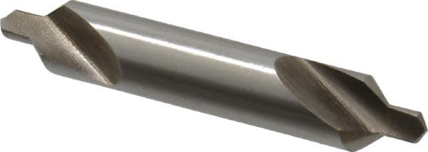 Interstate - #5 Plain Cut 82° Incl Angle High Speed Steel Combo Drill & Countersink - Benchmark Tooling