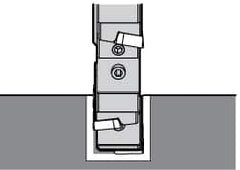 Kennametal - LNEQ1260 Grade KCK15 Carbide Milling Insert - TiN/TiCN/Al2O3 Finish, 0.2362" Thick, 0.4mm Corner Radius - Benchmark Tooling