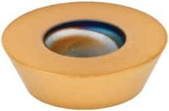 Kennametal - RFCW53 GN Grade KC725M Carbide Milling Insert - TiN/TiCN/TiN Finish, 3/16" Thick, 5/8" Inscribed Circle - Benchmark Tooling