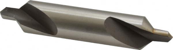 Interstate - #7 Plain Cut 90° Incl Angle High Speed Steel Combo Drill & Countersink - Benchmark Tooling