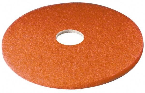 3M - Spray Buffing Pad - 23" Machine, Red Pad, Polyester - Benchmark Tooling