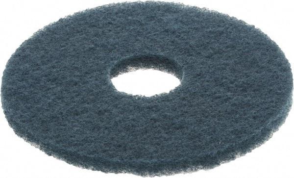 3M - Scrubbing Pad - 13" Machine, Blue Pad, Nylon & Polyester - Benchmark Tooling