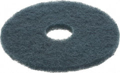 3M - Scrubbing Pad - 14" Machine, Blue Pad, Nylon & Polyester - Benchmark Tooling