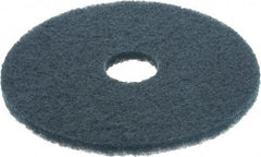 3M - Scrubbing Pad - 16" Machine, Blue Pad, Nylon & Polyester - Benchmark Tooling