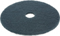 3M - Scrubbing Pad - 20" Machine, Blue Pad, Nylon & Polyester - Benchmark Tooling