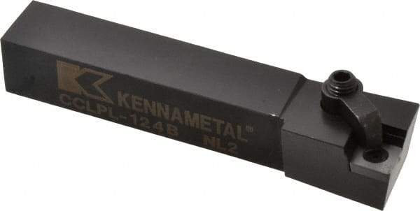 Kennametal - CCLP, Left Hand Cut, 5° Lead Angle, 3/4" Shank Height x 3/4" Shank Width, Positive Rake Indexable Turning Toolholder - 4-1/2" OAL, CP..42. Insert Compatibility, Series Kendex - Benchmark Tooling