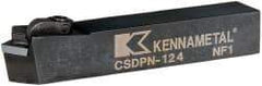 Kennametal - CSDP, Neutral Cut, 0° Lead Angle, 3/4" Shank Height x 3/4" Shank Width, Positive Rake Indexable Turning Toolholder - 4-1/2" OAL, SP..42. Insert Compatibility, Series Kendex - Benchmark Tooling