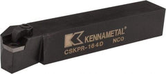 Kennametal - CSKP, Right Hand Cut, 15° Lead Angle, 1" Shank Height x 1" Shank Width, Positive Rake Indexable Turning Toolholder - 6" OAL, SP..42. Insert Compatibility, Series Kendex - Benchmark Tooling