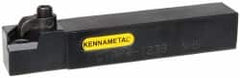 Kennametal - CTAP, Right Hand Cut, 3° Lead Angle, 3/4" Shank Height x 3/4" Shank Width, Positive Rake Indexable Turning Toolholder - 4-1/2" OAL, TP..32. Insert Compatibility, Series Kendex - Benchmark Tooling