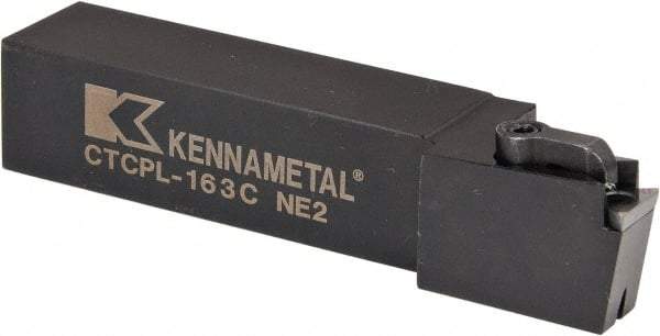 Kennametal - CTCP, Left Hand Cut, 0° Lead Angle, 1" Shank Height x 1" Shank Width, Positive Rake Indexable Turning Toolholder - 5" OAL, TP..32. Insert Compatibility, Series Kendex - Benchmark Tooling