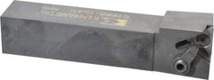 Kennametal - CTFP, Right Hand Cut, 0° Lead Angle, 1" Shank Height x 1" Shank Width, Positive Rake Indexable Turning Toolholder - 5" OAL, TP..42. Insert Compatibility, Series Kendex - Benchmark Tooling