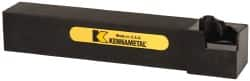 Kennametal - CTGP, Left Hand Cut, 0° Lead Angle, 1" Shank Height x 1" Shank Width, Positive Rake Indexable Turning Toolholder - 6" OAL, TP..42. Insert Compatibility, Series Kendex - Benchmark Tooling