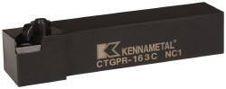 Kennametal - CTGP, Right Hand Cut, 0° Lead Angle, 1" Shank Height x 1" Shank Width, Positive Rake Indexable Turning Toolholder - 5" OAL, TP..32 Insert Compatibility, Series Kendex - Benchmark Tooling