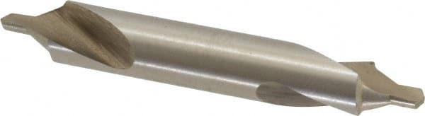 Interstate - #14 Bell Cut 60° Incl Angle High Speed Steel Combo Drill & Countersink - Benchmark Tooling