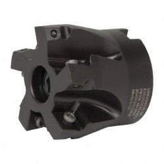 Kennametal - 5 Inserts, 2" Cut Diam, 3/4" Arbor Diam, 0.361" Max Depth of Cut, Indexable Square-Shoulder Face Mill - 0/90° Lead Angle, 1-3/4" High, SD.T 43.. Insert Compatibility, Series KSSM - Benchmark Tooling