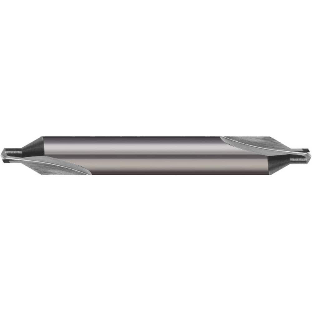 Micro 100 - 60° 4mm Body Diam Solid Carbide Combo Drill & Countersink - Exact Industrial Supply