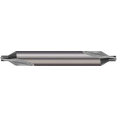 Micro 100 - #5 60° 7/16" Body Diam Solid Carbide Combo Drill & Countersink - Exact Industrial Supply