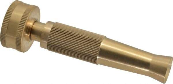 Value Collection - Garden Hose Noninsulated Twist Nozzle - Brass - Benchmark Tooling