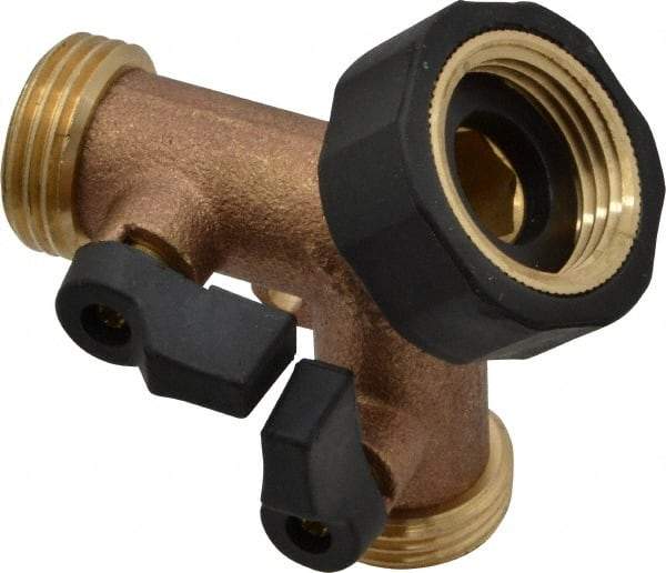 Midwest Control - Garden Hose Coupler - Brass, Female Swivel Nut to Male Hose Connector - Benchmark Tooling