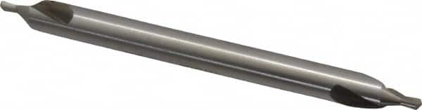 Interstate - #4 Plain Cut 60° Incl Angle High Speed Steel Combo Drill & Countersink - Benchmark Tooling