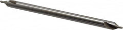 Interstate - #4-1/2 Plain Cut 60° Incl Angle High Speed Steel Combo Drill & Countersink - Benchmark Tooling