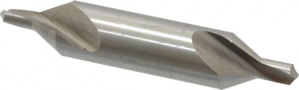 Interstate - #7 Plain Cut 60° Incl Angle Cobalt Combo Drill & Countersink - Benchmark Tooling