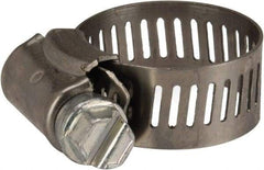 Parker - 0.44 to 1" Diam, Stainless Steel Worm Drive Clamp - Benchmark Tooling