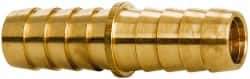 Parker - Hose Barb x Hose Barb Hose Mender - 1/2" ID Hose x 0.53" OD Hose, Brass - Benchmark Tooling