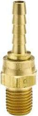 Parker - 3/8 NPT Thread Hose Barb x Male Swivel NPT Connector - 3/8" ID Hose x 0.415" OD Hose, Brass - Benchmark Tooling