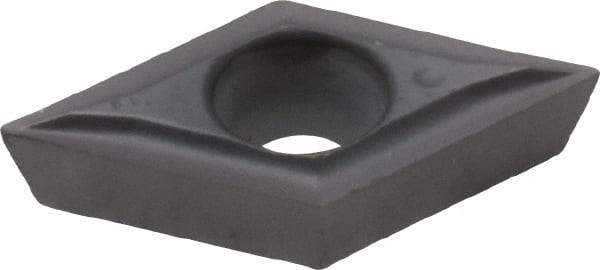 Kennametal - DPGT21.50 LF Grade KC5010 Carbide Turning Insert - TiAlN Finish, 55° Diamond, 1/4" Inscr Circle, 3/32" Thick, 0.0039" Corner Radius - Benchmark Tooling