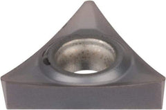 Kennametal - TCGT21.51 HP Grade KC5025 Carbide Turning Insert - TiAlN Finish, 60° Triangle, 1/4" Inscr Circle, 3/32" Thick, 1/64" Corner Radius - Benchmark Tooling