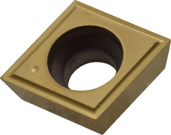 Kennametal - CPGM32.50 Grade KT315 Cermet Turning Insert - TiN/TiCN/TiN Finish, 80° Diamond, 3/8" Inscr Circle, 5/32" Thick, 0.0039" Corner Radius - Benchmark Tooling