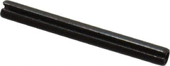 Value Collection - 2mm Diam x 20mm Long Slotted Spring Pin - Grade 1070-1080 Steel, Plain Finish - Benchmark Tooling