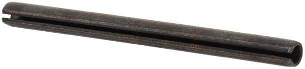 Value Collection - 2mm Diam x 26mm Long Slotted Spring Pin - Grade 1070-1080 Steel, Plain Finish - Benchmark Tooling