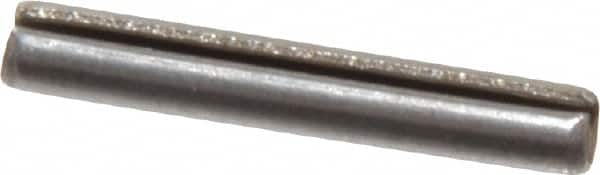 Value Collection - 3mm Diam x 20mm Long Slotted Spring Pin - Grade 1070-1080 Steel, Plain Finish - Benchmark Tooling