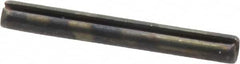 Value Collection - 3mm Diam x 24mm Long Slotted Spring Pin - Grade 1070-1080 Steel, Plain Finish - Benchmark Tooling