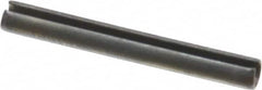 Value Collection - 3.5mm Diam x 30mm Long Slotted Spring Pin - Grade 1070-1080 Steel, Plain Finish - Benchmark Tooling