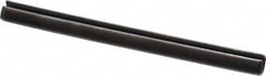 Value Collection - 4mm Diam x 50mm Long Slotted Spring Pin - Grade 1070-1080 Steel, Plain Finish - Benchmark Tooling