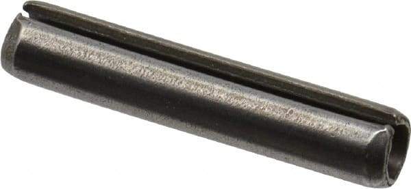 Value Collection - 5mm Diam x 26mm Long Slotted Spring Pin - Grade 1070-1080 Steel, Plain Finish - Benchmark Tooling