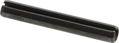 Value Collection - 5mm Diam x 35mm Long Slotted Spring Pin - Grade 1070-1080 Steel, Plain Finish - Benchmark Tooling