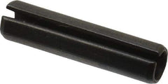 Value Collection - 6mm Diam x 26mm Long Slotted Spring Pin - Grade 1070-1080 Steel, Plain Finish - Benchmark Tooling