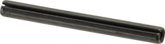 Value Collection - 6mm Diam x 60mm Long Slotted Spring Pin - Grade 1070-1080 Steel, Plain Finish - Benchmark Tooling