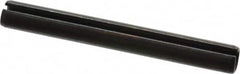 Value Collection - 8mm Diam x 70mm Long Slotted Spring Pin - Grade 1070-1080 Steel, Plain Finish - Benchmark Tooling