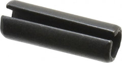 Value Collection - 10mm Diam x 30mm Long Slotted Spring Pin - Grade 1070-1080 Steel, Plain Finish - Benchmark Tooling