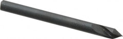 M.A. Ford - 1/8" Head Diam, 1/8" Shank Diam, 1 Flute 60° High Speed Steel Countersink - Bright Finish, 1-1/2" OAL, 0.03" Nose Diam, Single End, Straight Shank, Right Hand Cut - Benchmark Tooling